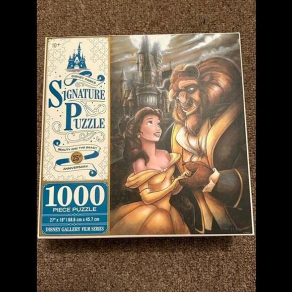 Disney Other - Disney Signature Beauty & the Beast 1000-Piece Puzzle - Enchanting Entertainment